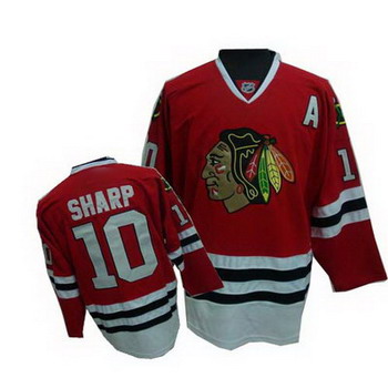 Chicago Blackhawks 10 Patrick Sharp RED