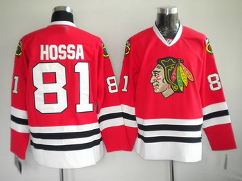Chicago Blackhawks 81 Hossa Red Jerseys