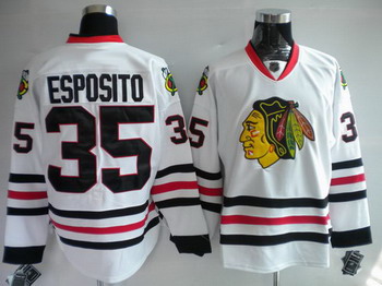Chicago Blackhawks 35 ESPOSITO white Jerseys Chicago Blackhawks 35 ESPOSITO white Jerseys