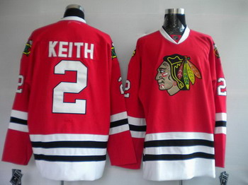 Cheap Chicago Blackhawks 2 KEITH red Jerseys For Sale