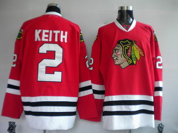 Chicago Blackhawks 2 KEITH red Jerseys
