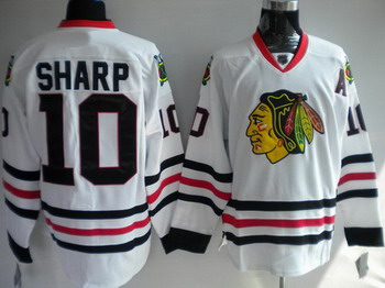 Cheap Chicago Blackhawks 10 Patrick Sharp white For Sale