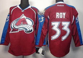 Cheap Colorado Avalanche 33 Patrick Roy Red NHL Jerseys For Sale
