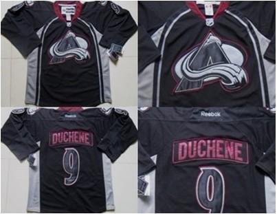 Colorado Avalanche 9 Matt Duchene Black NHL Jerseys