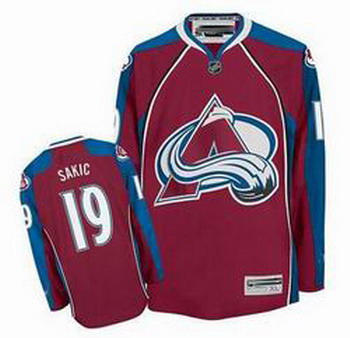 Colorado Avalanche 19 Joe Sakic Red