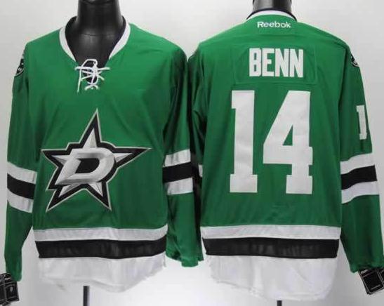 Dallas Stars 14 Jamie Benn 2013 Green NHL Jersey