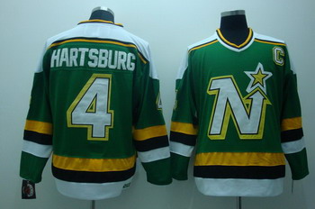 Cheap Dalls Stars 4 hartsburg green jerseys with C patch CCM For Sale