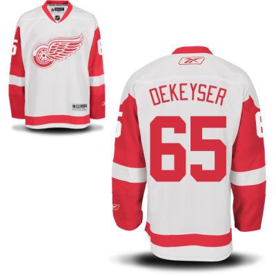 Detroit Red Wings 65 Danny DeKeyser White NHL Jersey