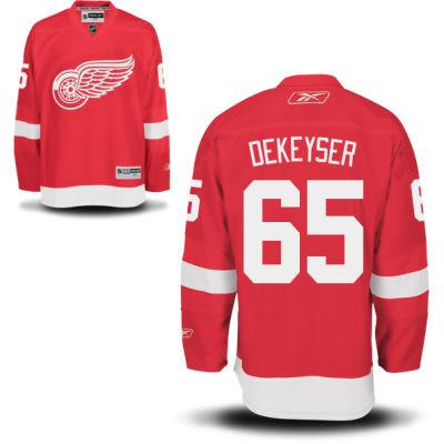 Detroit Red Wings 65 Danny DeKeyser Red NHL Jersey