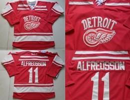 Detroit Red Wings 11 Daniel Alfredsson 2014 Bridgestone Winter Classic Red NHL Jerseys