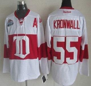 Cheap Detroit Red Wings 55 Niklas Kronwall White Winter Classic NHL Jersey For Sale