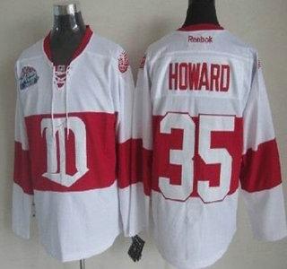 Cheap Detroit Red Wings 35 Jimmy Howard White Winter Classic NHL Jersey For Sale