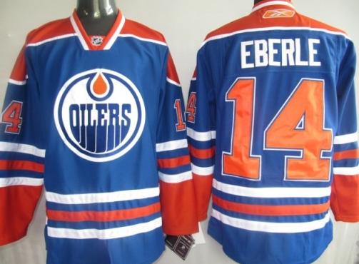 Cheap Edmonton Oilers 14 Eberle Blue NHL Jersey For Sale