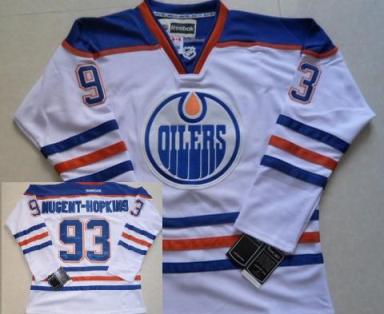 Cheap Edmonton Oilers 93 Ryan Nugent-Hopkins White NHL Jerseys For Sale