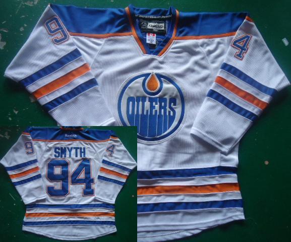 Cheap Edmonton Oilers 94 Ryan Smyth White NHL Jersey For Sale