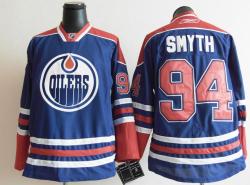 Edmonton Oilers 94 Ryan Smyth Blue NHL Jersey