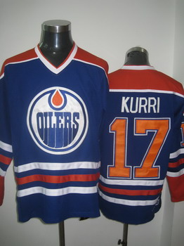 Cheap Edmonton Oilers 17 KURRI blue Jerseys For Sale
