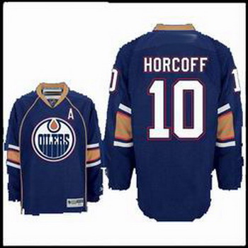 Edmonton Oilers 10 HORCOFF jerseys navy Jerseys