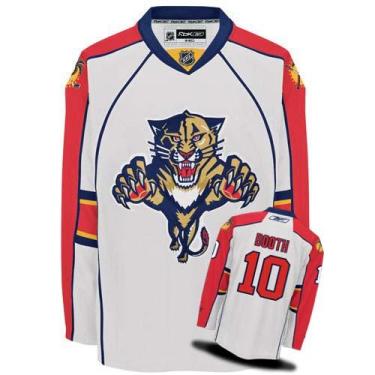 Florida Panthers 10 David Booth White NHL Jerseys