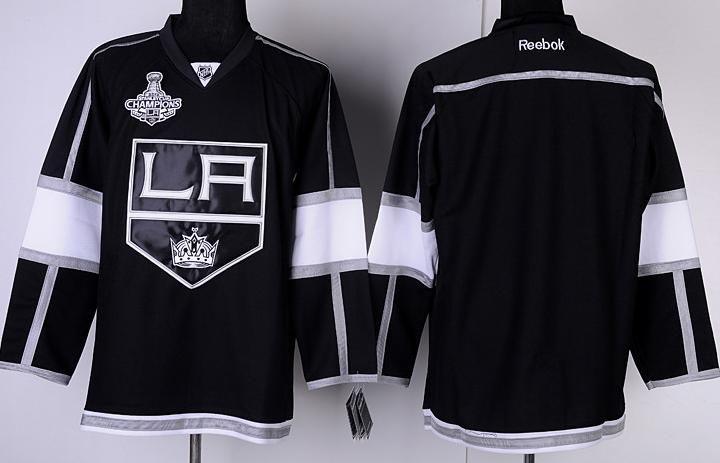 Cheap Los Angeles Kings Blank Black 2012 Stanley Cup Finals Champions NHL Jerseys LA Style For Sale