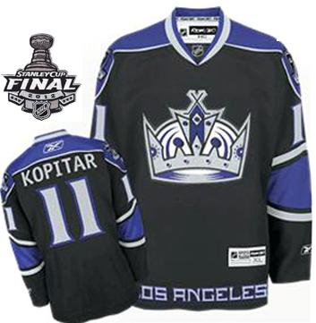 Cheap Los Angeles Kings #11 Anze Kopitar Black Third With 2012 Stanley Cup Patch Jersey For Sale