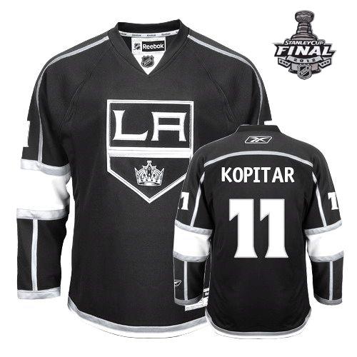 Cheap Los Angeles Kings #11 Anze Kopitar Black With 2012 Stanley Cup Patch Jersey For Sale