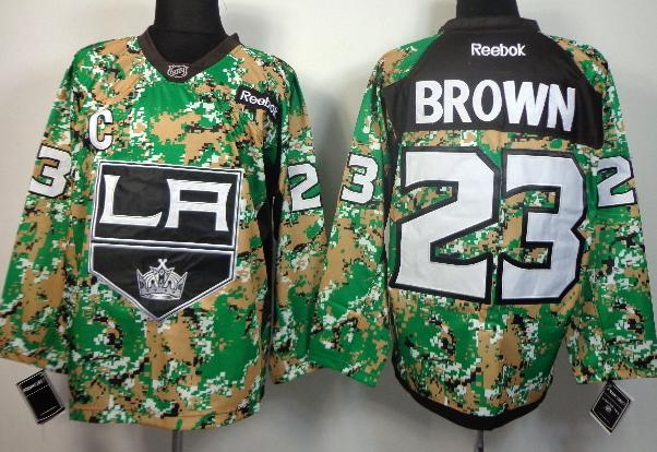 Cheap Los Angeles Kings 23 Dustin Brown Camo NHL Jerseys For Sale