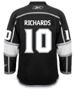 Los Angeles Kings 10 Richards Black Jerseys