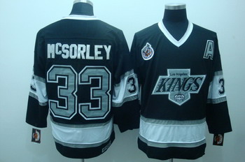 Cheap Los Angeles Kings 33 Marty Mcsorley Black Jerseys For Sale