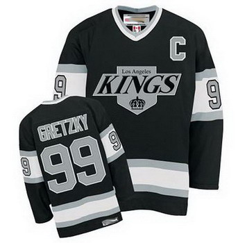 Cheap Los Angeles Kings 99 Wayne Gretzky Dark Jersey For Sale