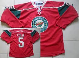 Minnesota Wild #5 Christian Folin Red NHL Jersey
