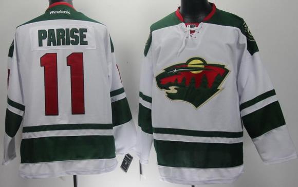 Cheap Minnesota Wild 11 Zach Parise White NHL Jerseys New For Sale
