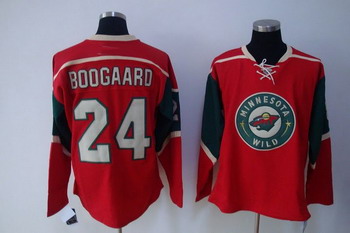 Cheap Minnesota Wild 24 boogaard red jerseys For Sale
