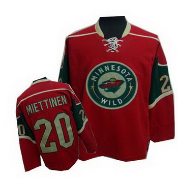 Minnesota Wilds 20 MIETTINEN red