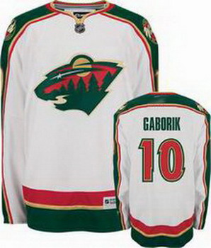 Minnesota Wild 10 GABORIK white Minnesota Wild 10 GABORIK white