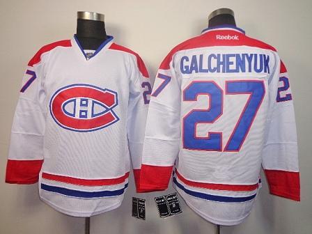 Montreal Canadiens 27 Alex Galchenyuk White NHL Jerseys