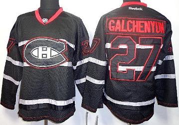 Cheap Montreal Canadiens 27 Alex Galchenyuk Black ICE Fashion NHL Jerseys For Sale