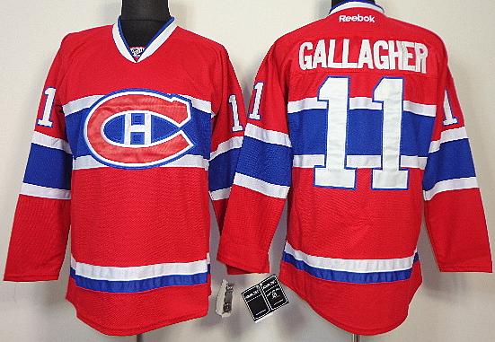 Montreal Canadiens 11 Brendan Gallagher Red NHL Jerseys