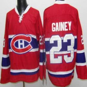 Cheap Montreal Canadiens 23 Bob Gainey Red Throwback CCM NHL Jersey For Sale
