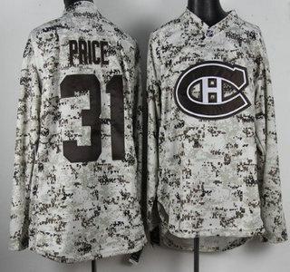 Cheap Montreal Canadiens 31 Carey Price White Camo NHL Jersey For Sale
