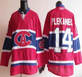Cheap Montreal Canadiens 14 Tomas Plekanec Red NHL Jersey CA For Sale