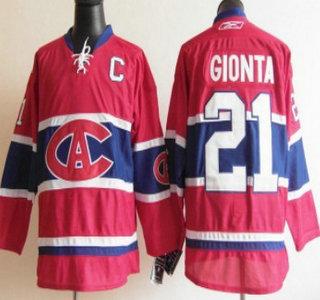 Cheap Montreal Canadiens 21 Brian Gionta Red NHL Jersey CA For Sale