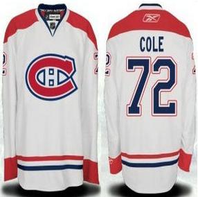 Cheap Montreal Canadiens 72 Erik Cole White NHL Jersey For Sale