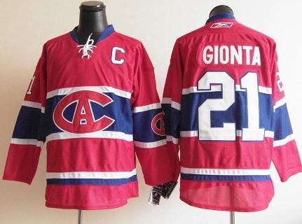 Cheap Montreal Canadiens 21 Brian Gionta Red NHL Jerseys CA Style For Sale