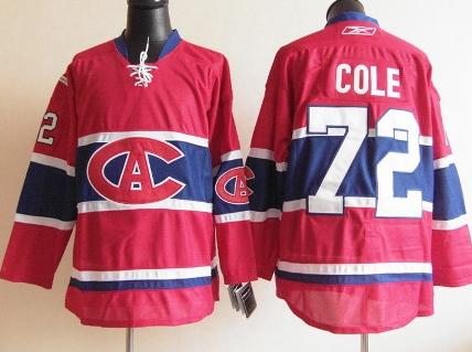 Montreal Canadiens 72 Cole Red NHL Jerseys CA Style Montreal Canadiens 72 Cole Red NHL Jerseys CA Style