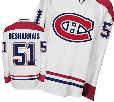 Cheap Montreal Canadiens 51 David Desharnais White NHL Jerseys For Sale