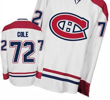 Montreal Canadiens 72 Cole White NHL Jersey Montreal Canadiens 72 Cole White NHL Jersey