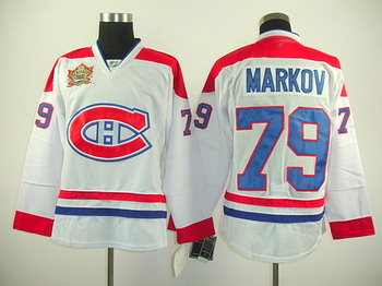 Cheap 2011 Heritage Classic Montreal Canadiens 79 markoy white jerseys For Sale