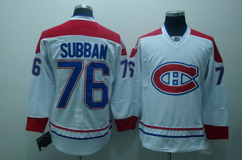 Cheap Montreal Canadiens 76 PK Subban White Jerseys CH For Sale