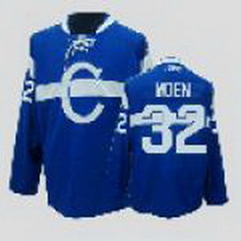 Cheap Montreal Canadiens 32 MOEN blue For Sale